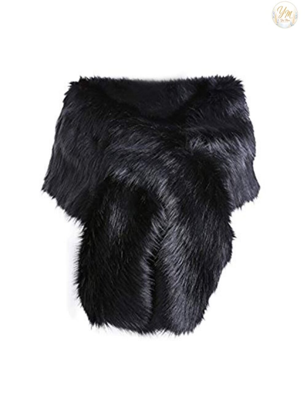 Long Faux Fur Shawl Bridal Stole Cover Up Winter Soft Bolero Scarf